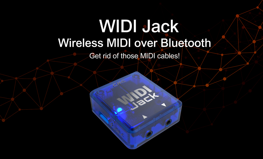 JackWireless MIDI over BluetoothGet rid of those MIDI cables!WIDIJack