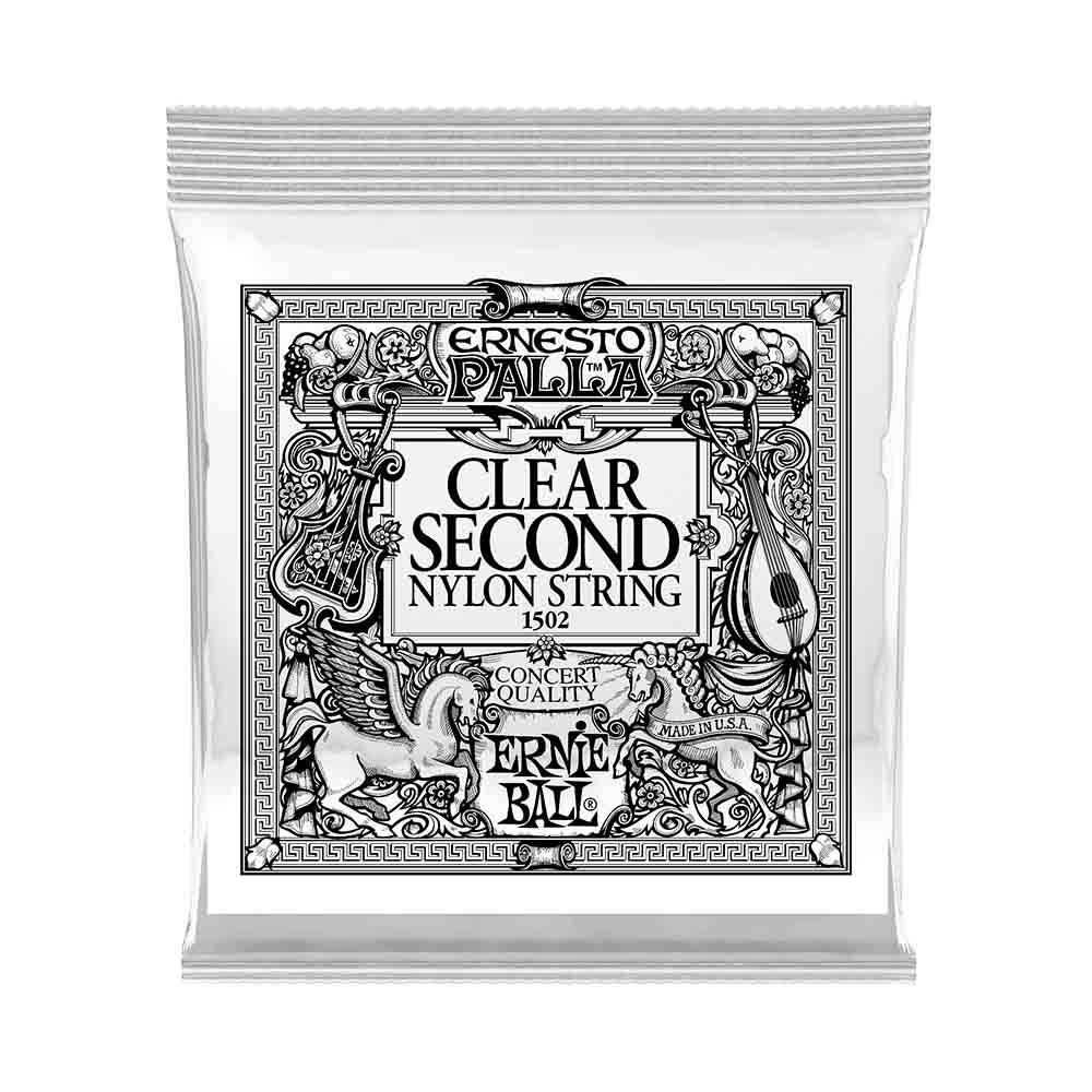 Ernie Ball Clear 2nd Ernesto Palla Nylon 1502 古典吉他零弦 (單入裝) 32