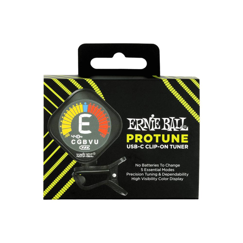 Ernie Ball ProTune USB-C Clip-On Tuner 9627 夾式調音器 Ernie Ball ProTune USB-C Clip-On Tuner 9627 夾式調音器