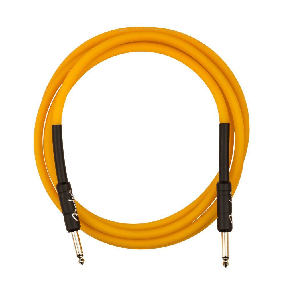 Fender Professional Series Glow in the Dark Cables - Orange 吉他夜光導線 (10ft/18.6ft)