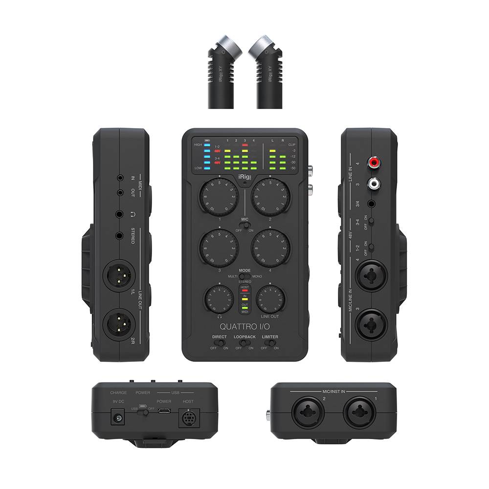 IK Multimedia iRig Pro Quattro I/O 行動錄音介面 IK Multimedia iRig Pro Quattro I/O 行動錄音介面