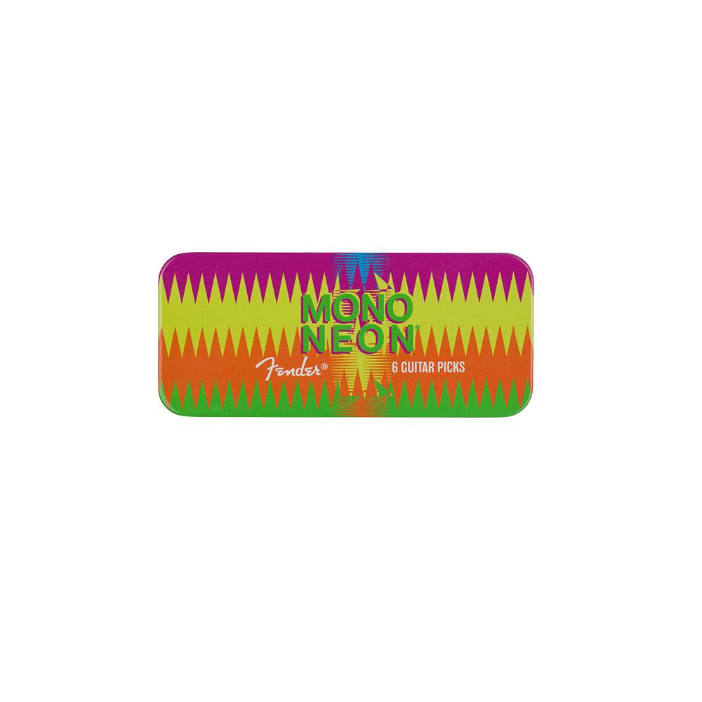 Fender MonoNeon Pick Tin 簽名匹克套組 Fender MonoNeon Pick Tin 簽名匹克套組
