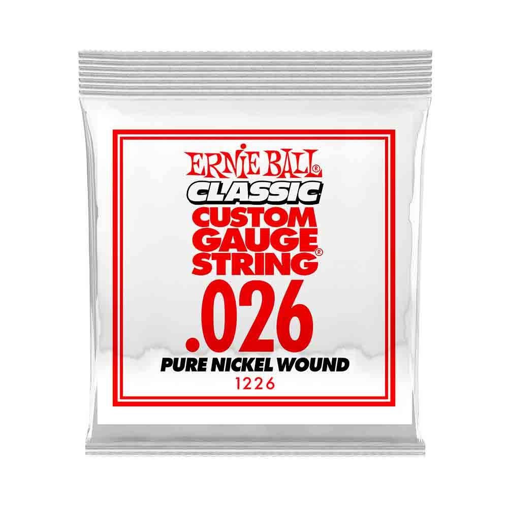 Ernie Ball Classic Pure Nickel Wound 1226 經典搖滾鈍鎳 電吉他零弦 (單入裝) 26
