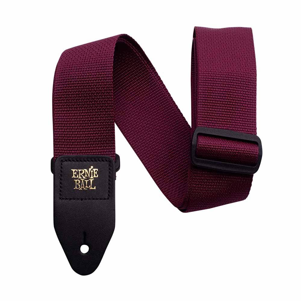 Ernie Ball Polypro Strap - Burgundy 4047 背帶