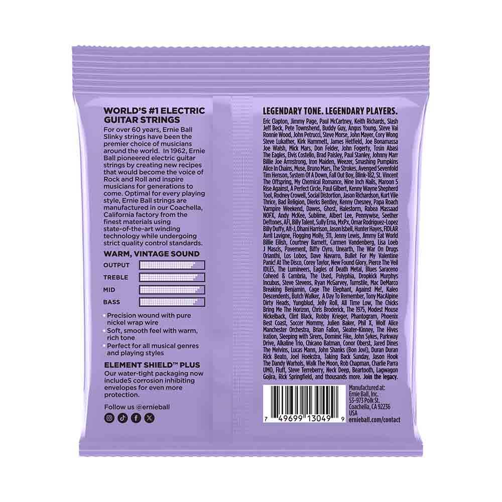 Ernie Ball Ultra Slinky Classic Rock n Roll Pure Nickel Wrap 2257 經典搖滾鈍鎳 電吉他套弦 10-48 Ernie Ball Ultra Slinky Classic Rock n Roll Pure Nickel Wrap 2257 經典搖滾鈍鎳 電吉他套弦 10-48