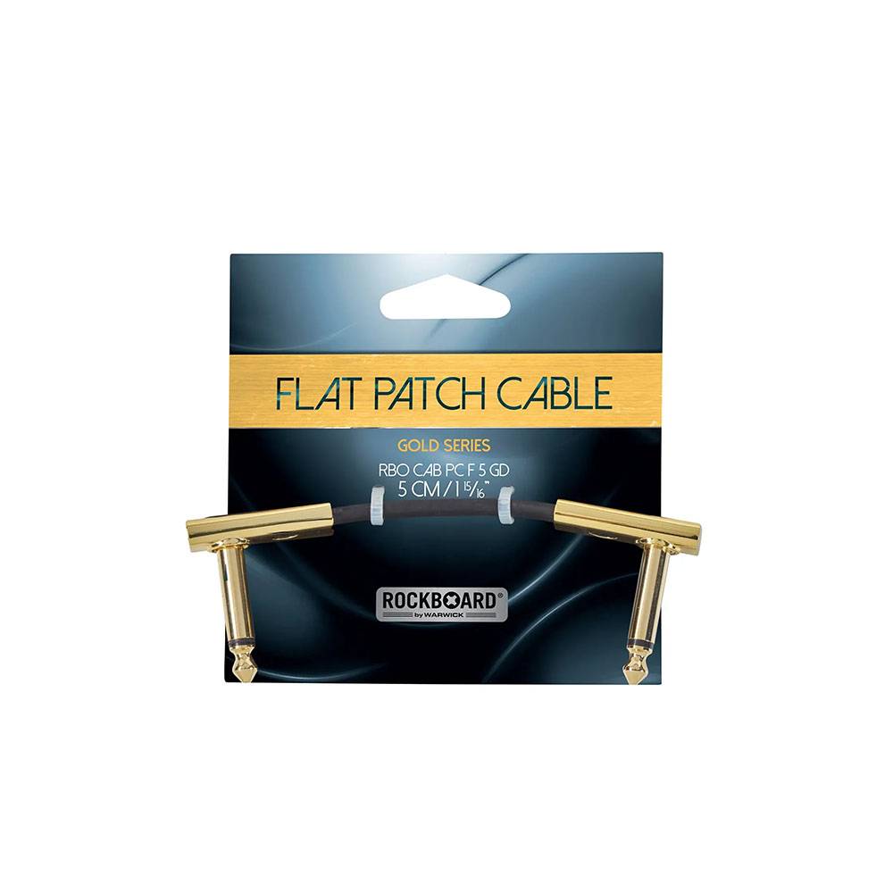 RockBoard Gold Series Flat Patch Cable 5cm 導線