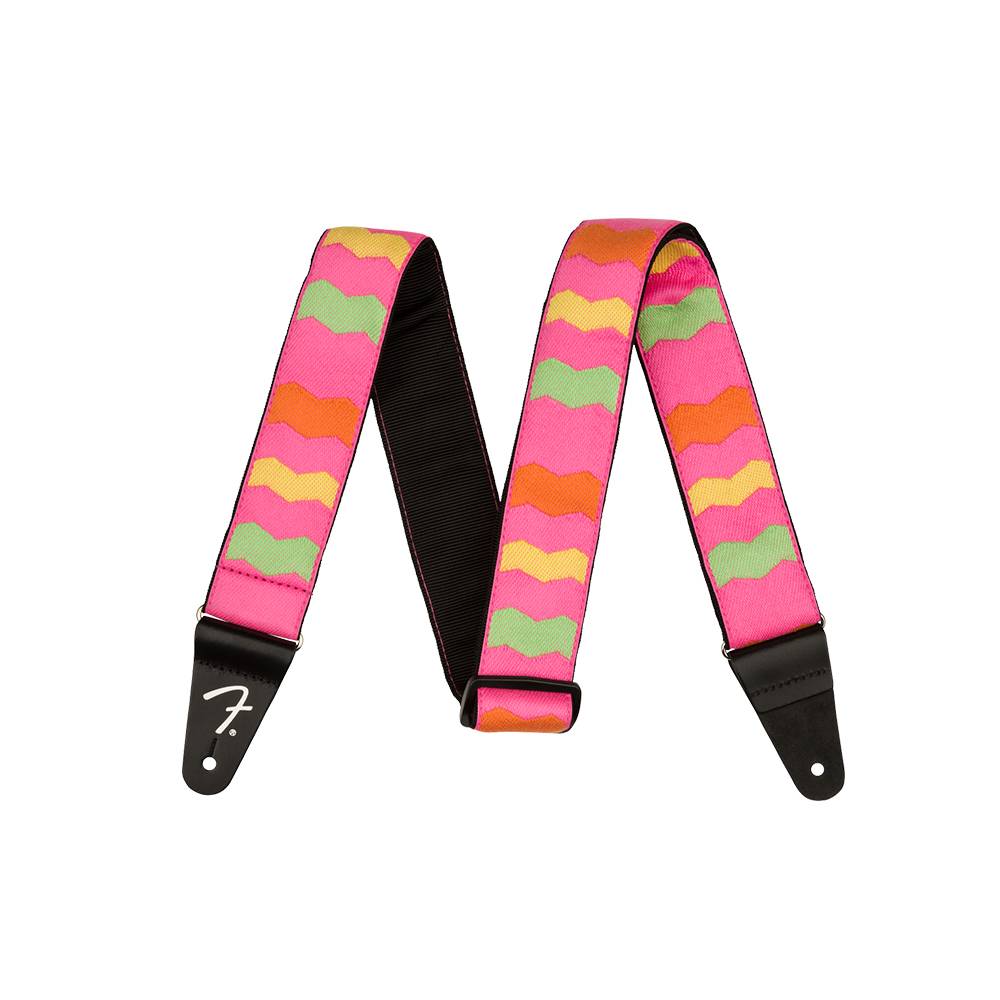 Fender MonoNeon Woven Neon Pink 背帶
