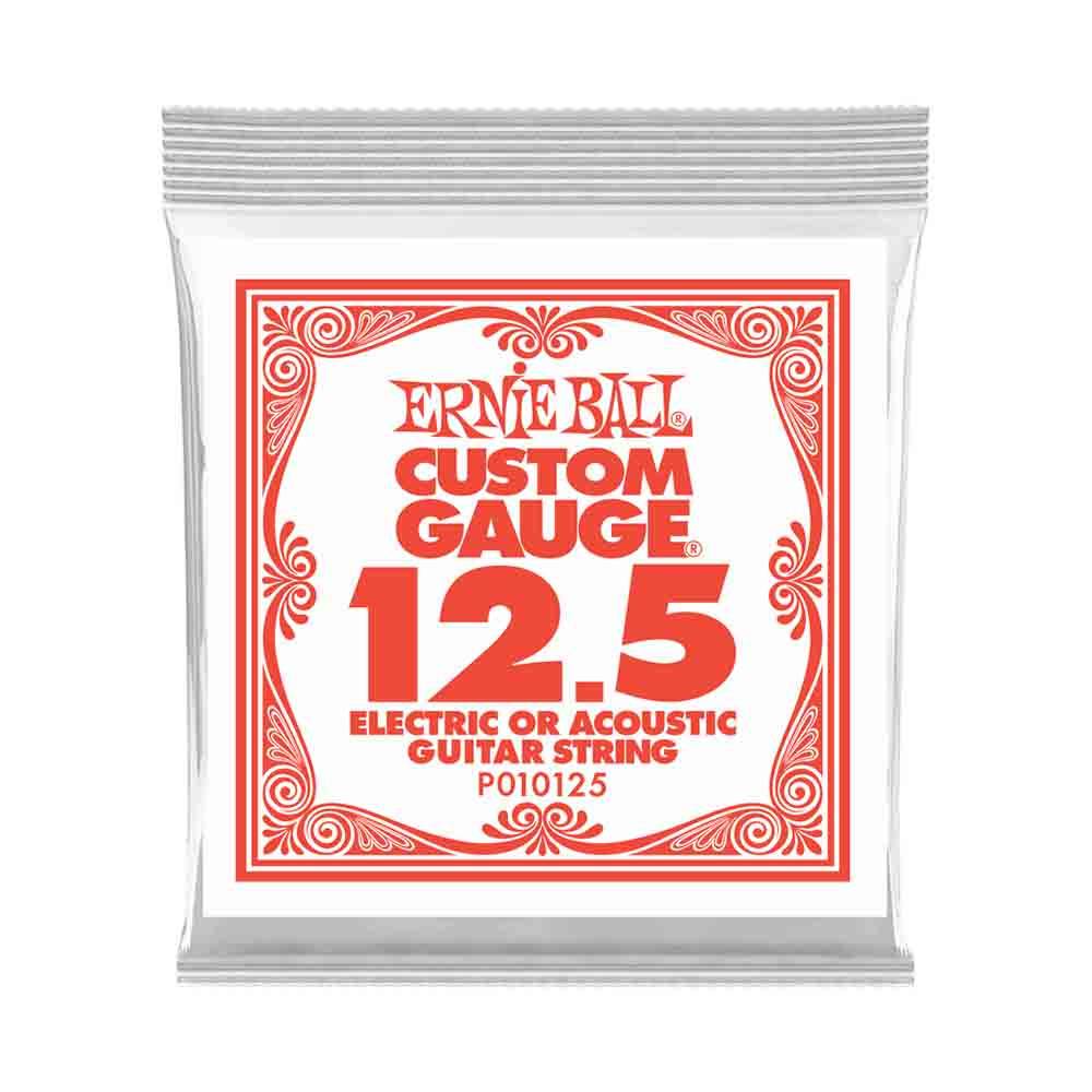 Ernie Ball Custom Gauge Plain Steel 10125 經典不鏽鋼 電吉他零弦 (單入裝) 12.5