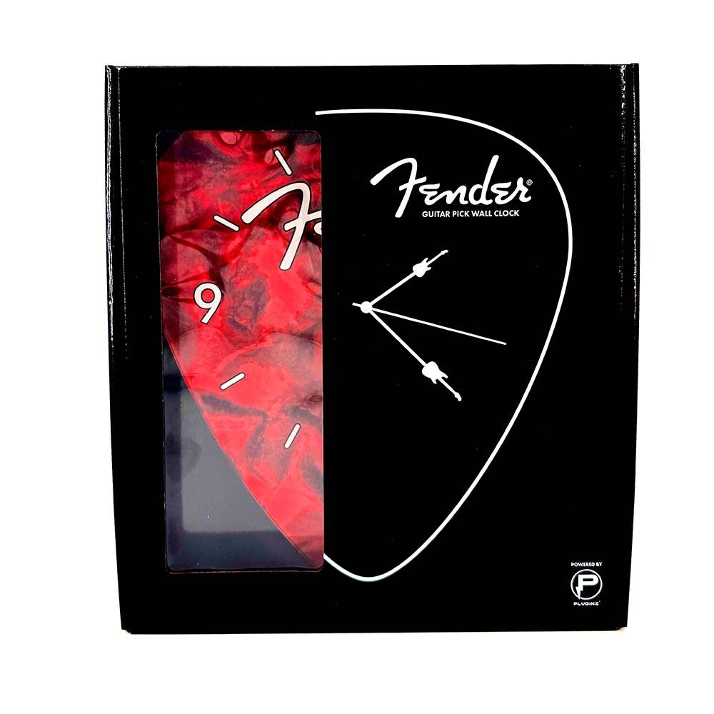 Fender Guitar PickWall ClockxRed 匹克經典壁鐘 Fender Guitar PickWall ClockxRed 匹克經典壁鐘