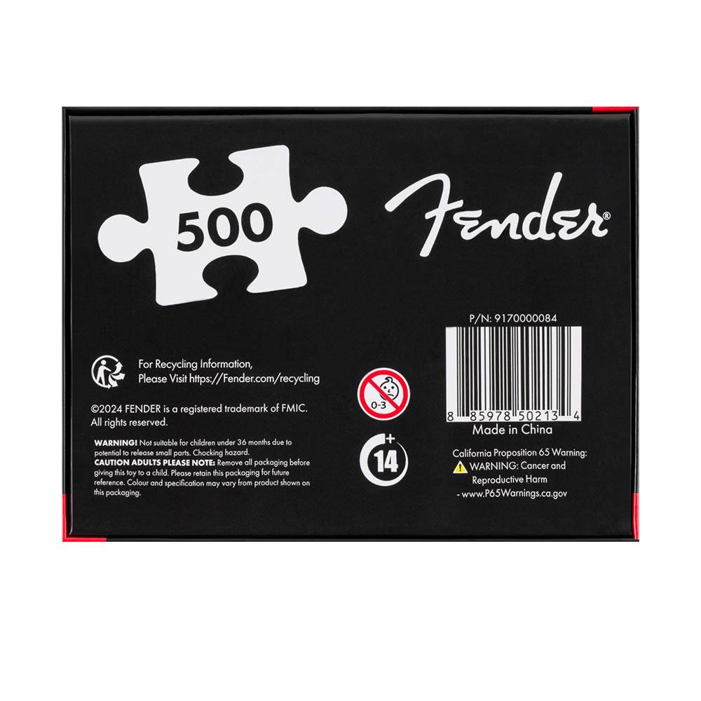 Fender 500 piece Stratocaster Puzzle 吉他拼圖 Fender 500 piece Stratocaster Puzzle 吉他拼圖