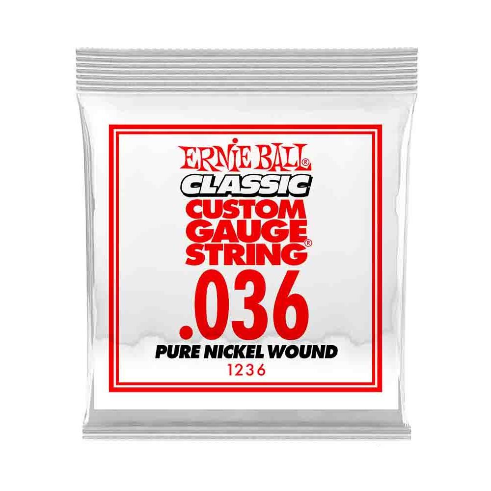 Ernie Ball Classic Pure Nickel Wound 1236 經典搖滾鈍鎳 電吉他零弦 (單入裝) 36