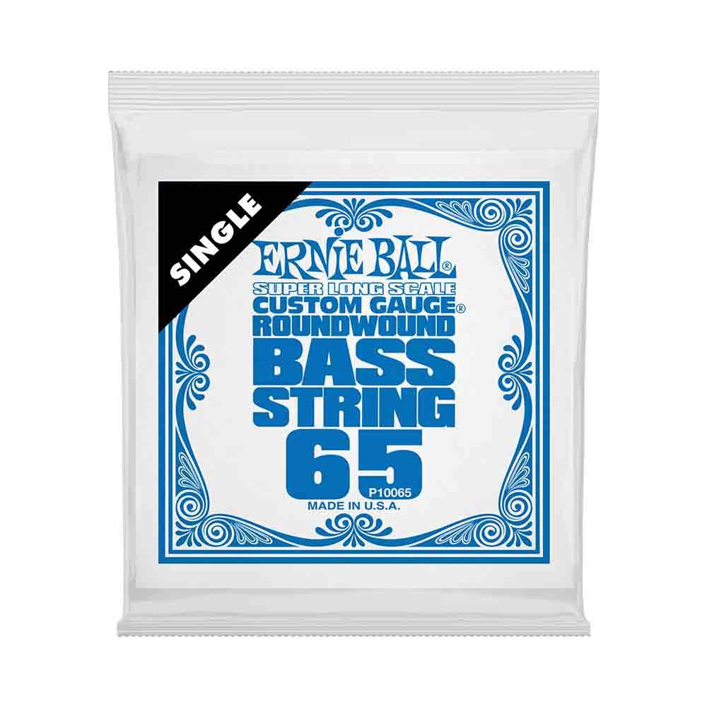 Ernie Ball Super Long Scale Nickel Wound 10065 鎳纏繞 電貝斯零弦 (單入裝) 65