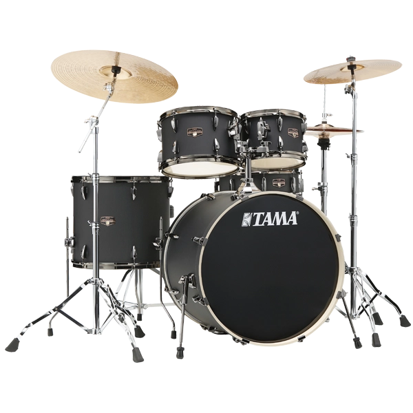 TAMA Imperialstar Blacked Out Black w/ Black Nickel Shell Hardware 鼓組（5 pcs）