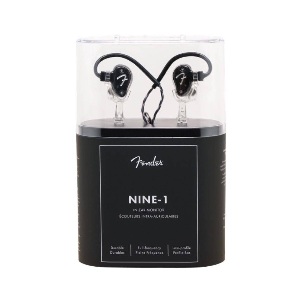Fender NINE 1 PRO 入耳式監聽耳機 黑色