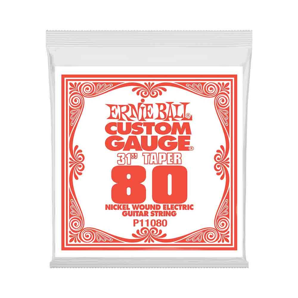 Ernie Ball Extra Long Nickel Wound 11080 鎳纏繞 電吉他零弦 (單入裝) 80