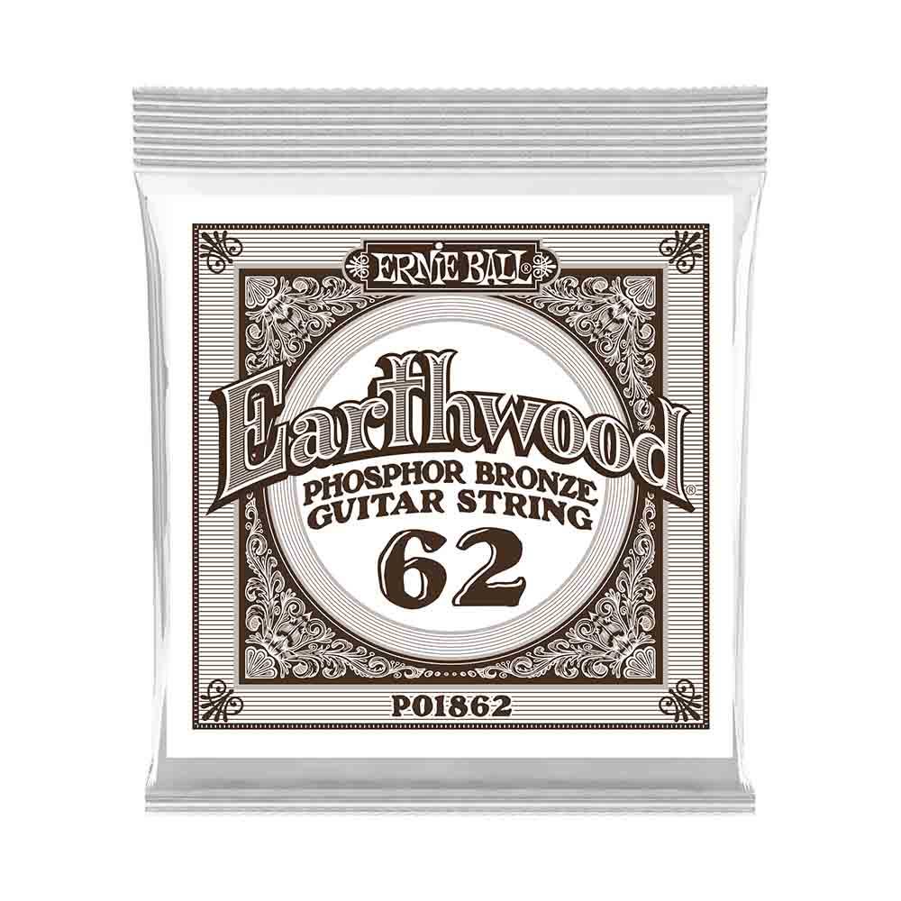 Ernie Ball Earthwood Phosphor Bronze 1862 經典純粹 民謠吉他零弦 (3條裝) 62