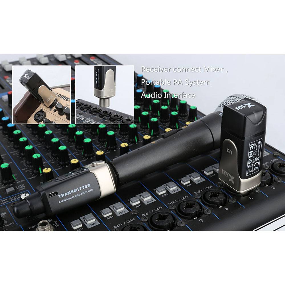 Xvive U3D Dual Wireless System for Audio 麥克風雙無線傳輸介面 Xvive U3D Dual Wireless System for Audio 麥克風雙無線傳輸介面