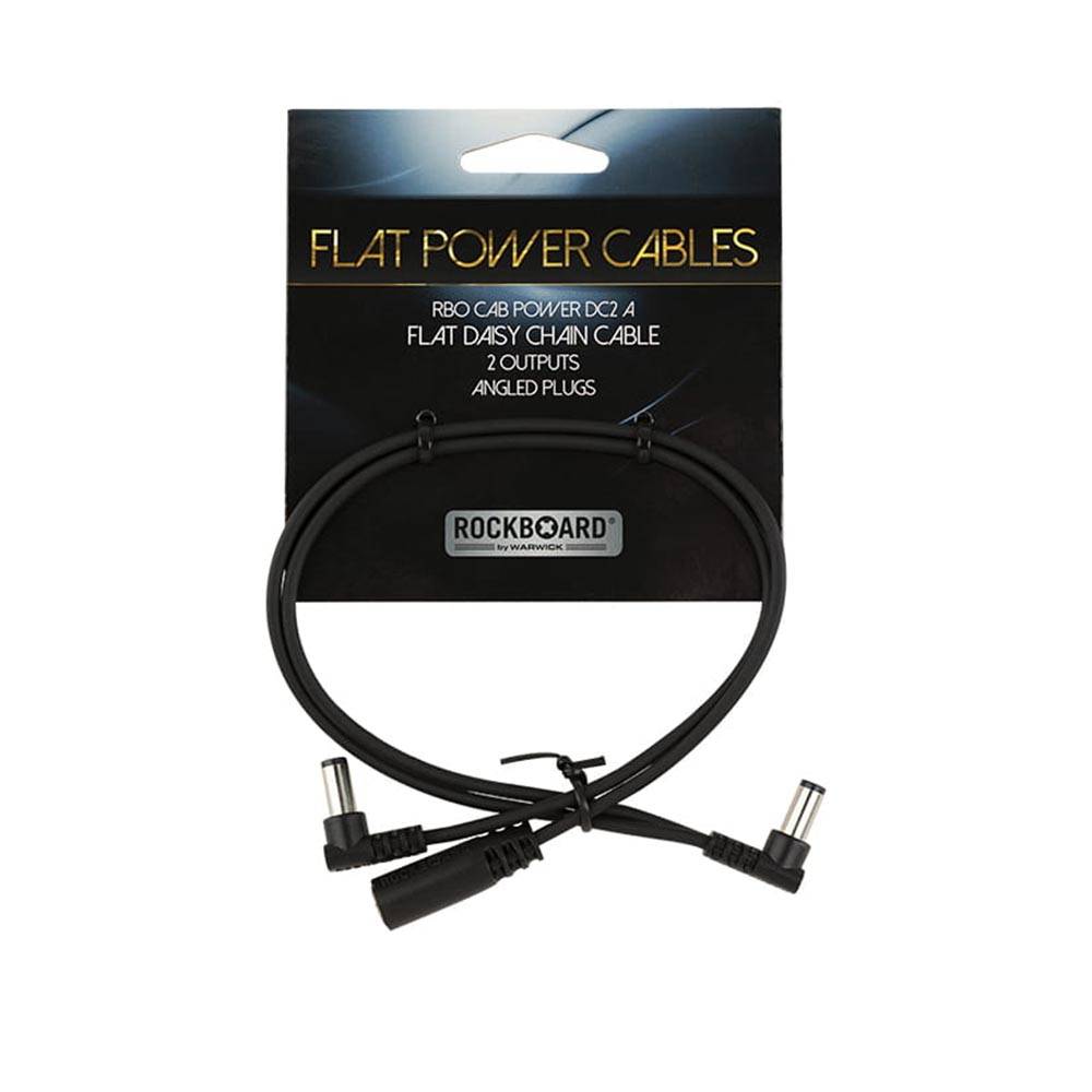 RockBoard Flat Daisy Chain Cable Angled 2 Outputs 2路串接供電線