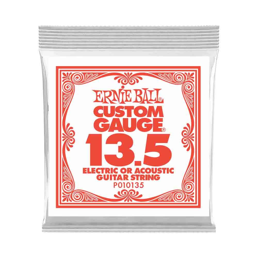 Ernie Ball Custom Gauge Plain Steel 10135 經典不鏽鋼 電吉他零弦 (單入裝) 13.5