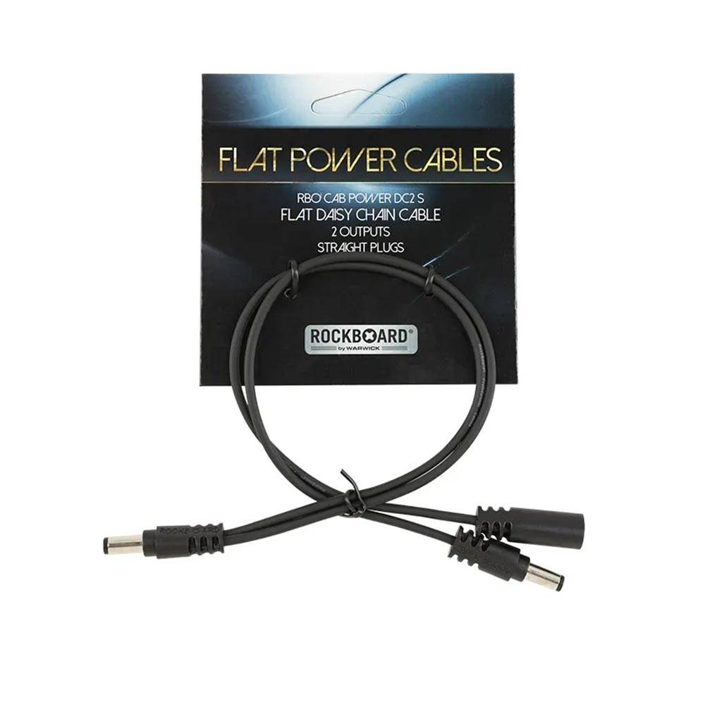 RockBoard Flat Daisy Chain Cable Straight 2 Outputs 2路串接供電線