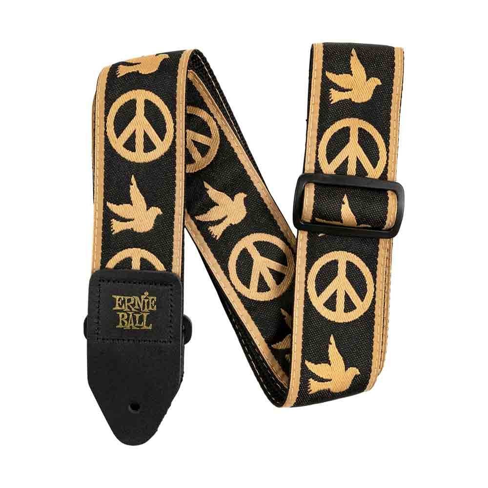 Ernie Ball Classic Jacquard Strap - Peace Love Dove 4613 背帶