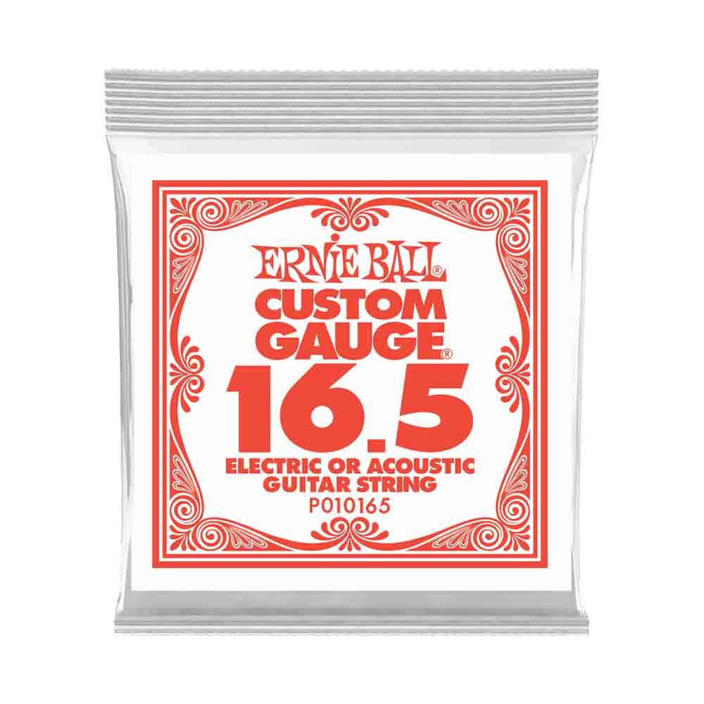 Ernie Ball Custom Gauge Plain Steel 10165 經典不鏽鋼 電吉他零弦 (單入裝) 16.5