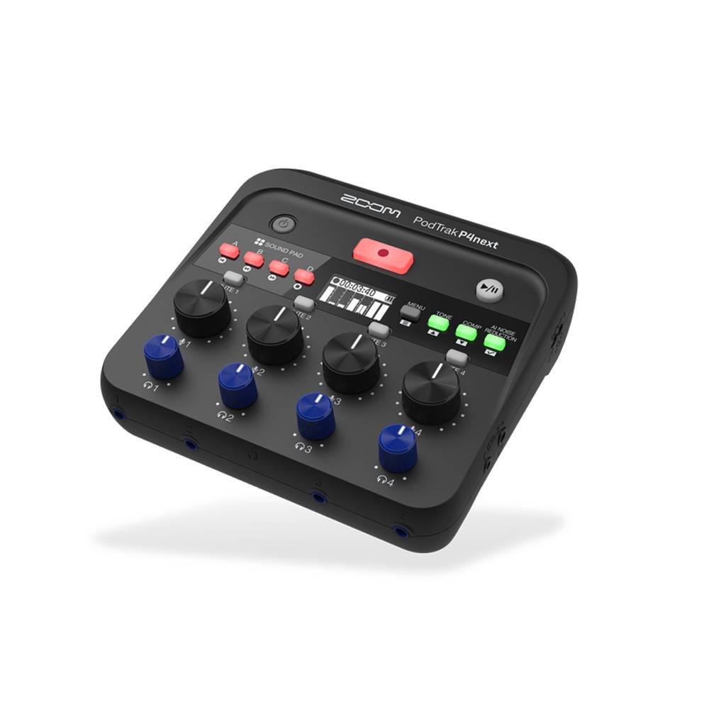 ZOOM PodTrak P4next 錄音介面 ZOOM PodTrak P4next 錄音介面