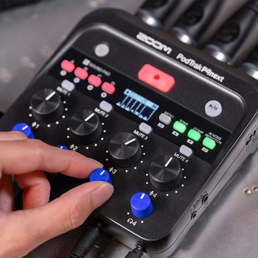 ZOOM PodTrak P4next 錄音介面 ZOOM PodTrak P4next 錄音介面