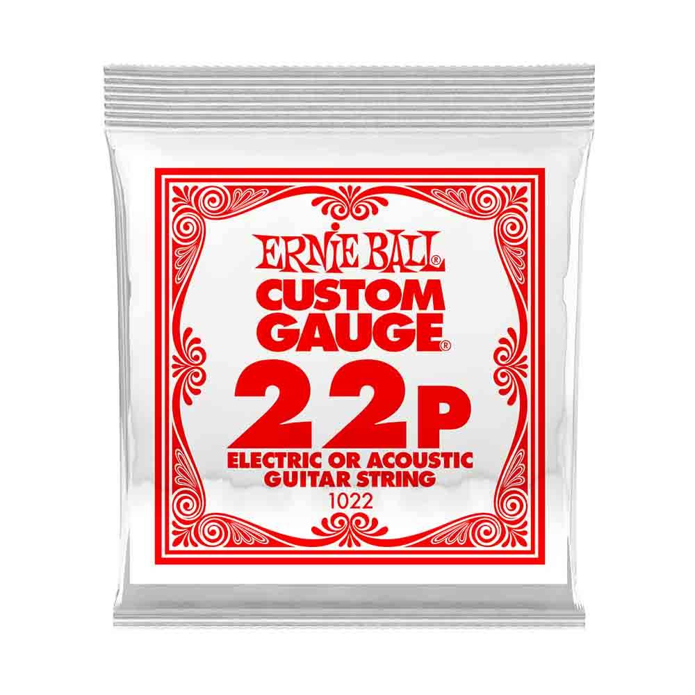 Ernie Ball Custom Gauge Plain Steel 1022 經典不鏽鋼 電吉他零弦 (單入裝) 22