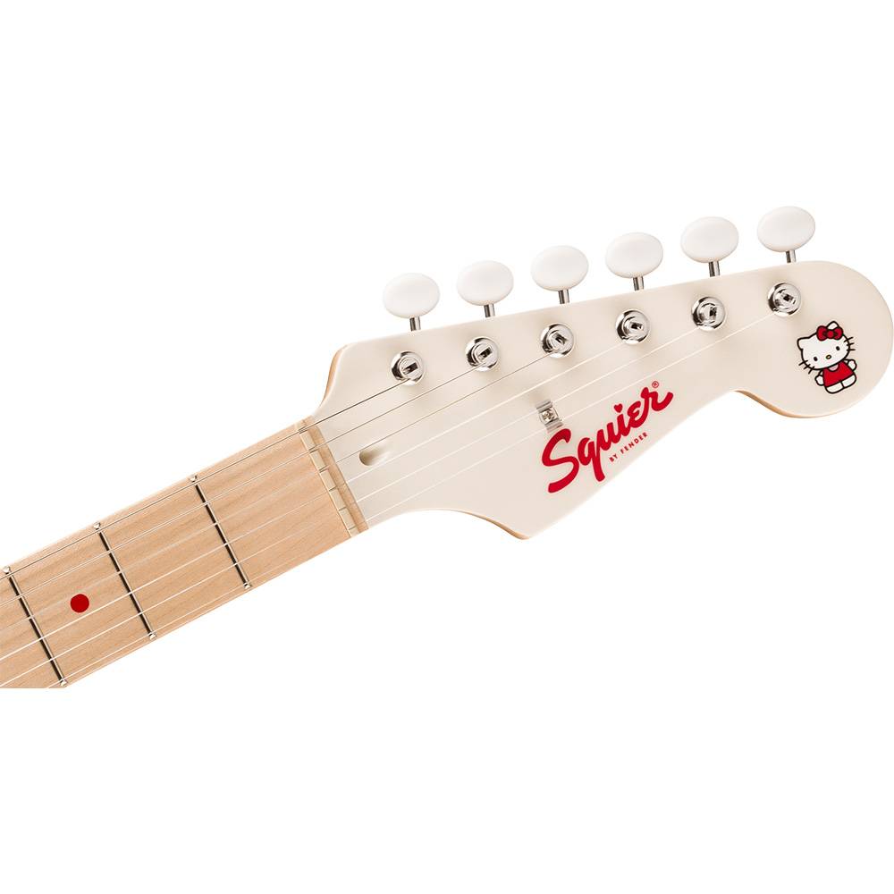 Fender x Squier Limited Edition Hello Kitty White Stratocaster 聯名款電吉他 Fender x Squier Limited Edition Hello Kitty White Stratocaster 聯名款電吉他