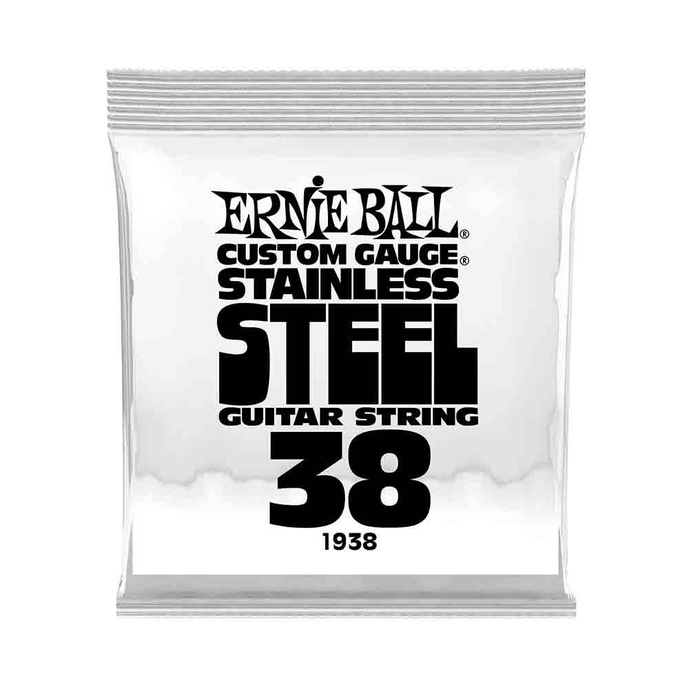 Ernie Ball Stainless Steel Wound 1938 不鏽鋼纏繞 電吉他零弦 (6條裝) 38