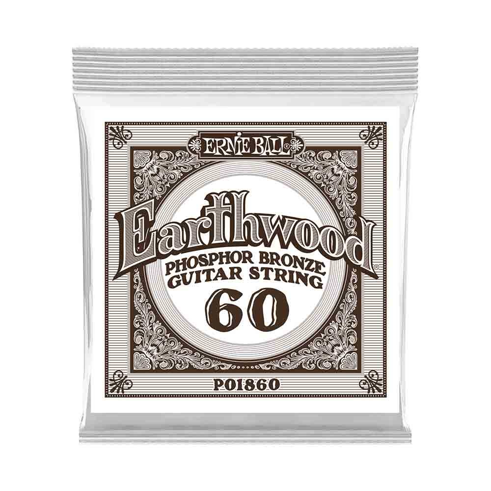 Ernie Ball Earthwood Phosphor Bronze 1860 經典純粹 民謠吉他零弦 (3條裝) 60