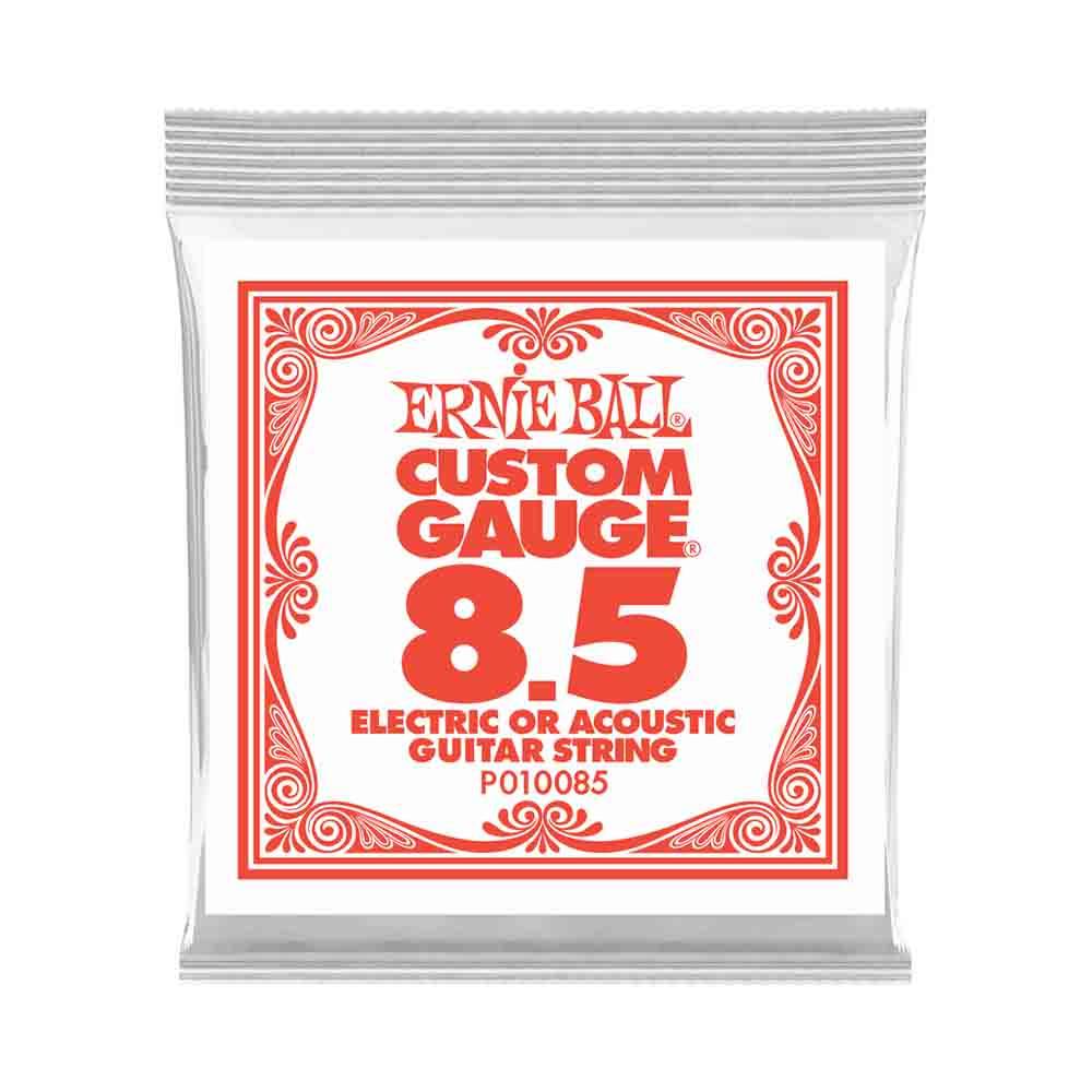 Ernie Ball Custom Gauge Plain Steel 10085 經典不鏽鋼 電吉他零弦 (單入裝) 08.5
