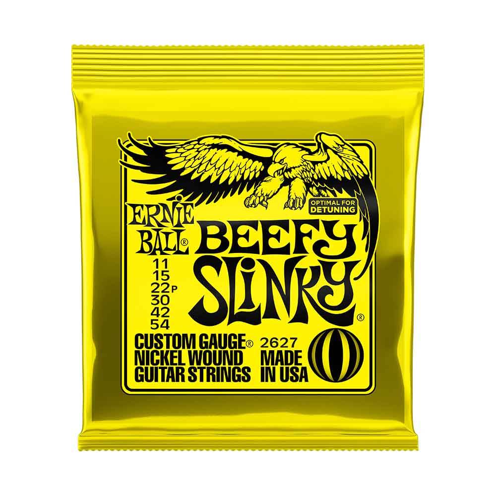 Ernie Ball Beefy Slinky 2627 鎳纏繞 電吉他套弦 11-54