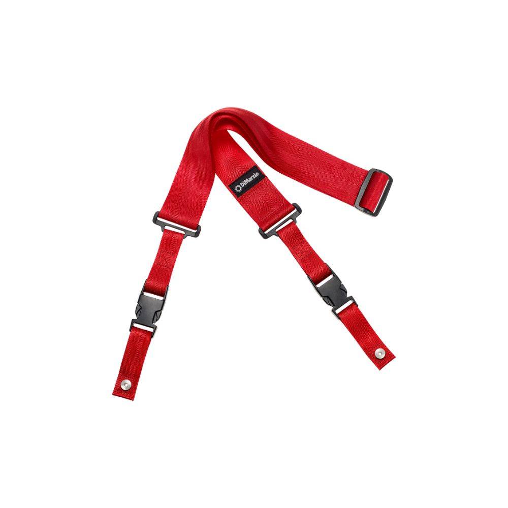 Dimarzio 2 Inch Nylon ClipLock Guitar Strap - Red (共兩色)