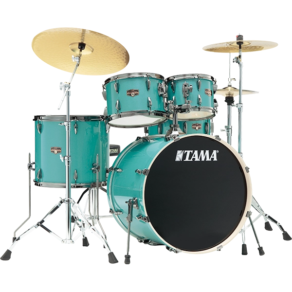 TAMA Imperialstar Sky Blue Mist w/ Black Nickel Shell Hardware鼓組 ( 5pcs )