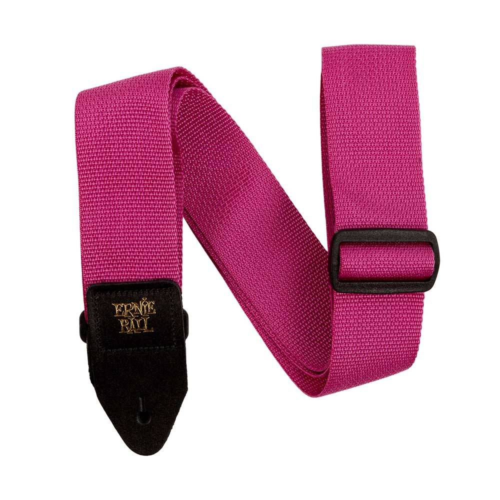 Ernie Ball Polypro Strap - Raspberry 5355 背帶