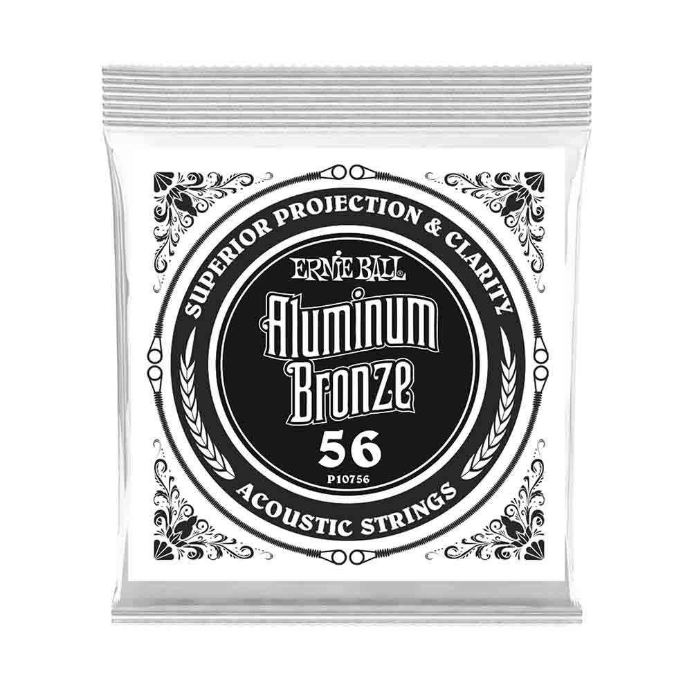 Ernie Ball Aluminum Bronze Wound 10756 清晰澈亮 民謠吉他零弦 (單入裝) 56