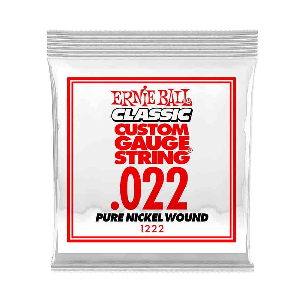 Ernie Ball Classic Pure Nickel Wound 1222 經典搖滾鈍鎳 電吉他零弦 (單入裝) 22