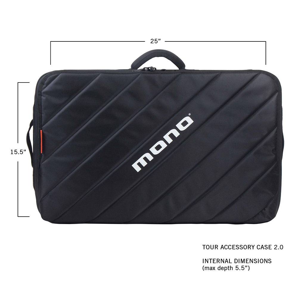 MONO Pedalboard Medium, Black and Tour Accessory Case 2.0 效果器盤袋組