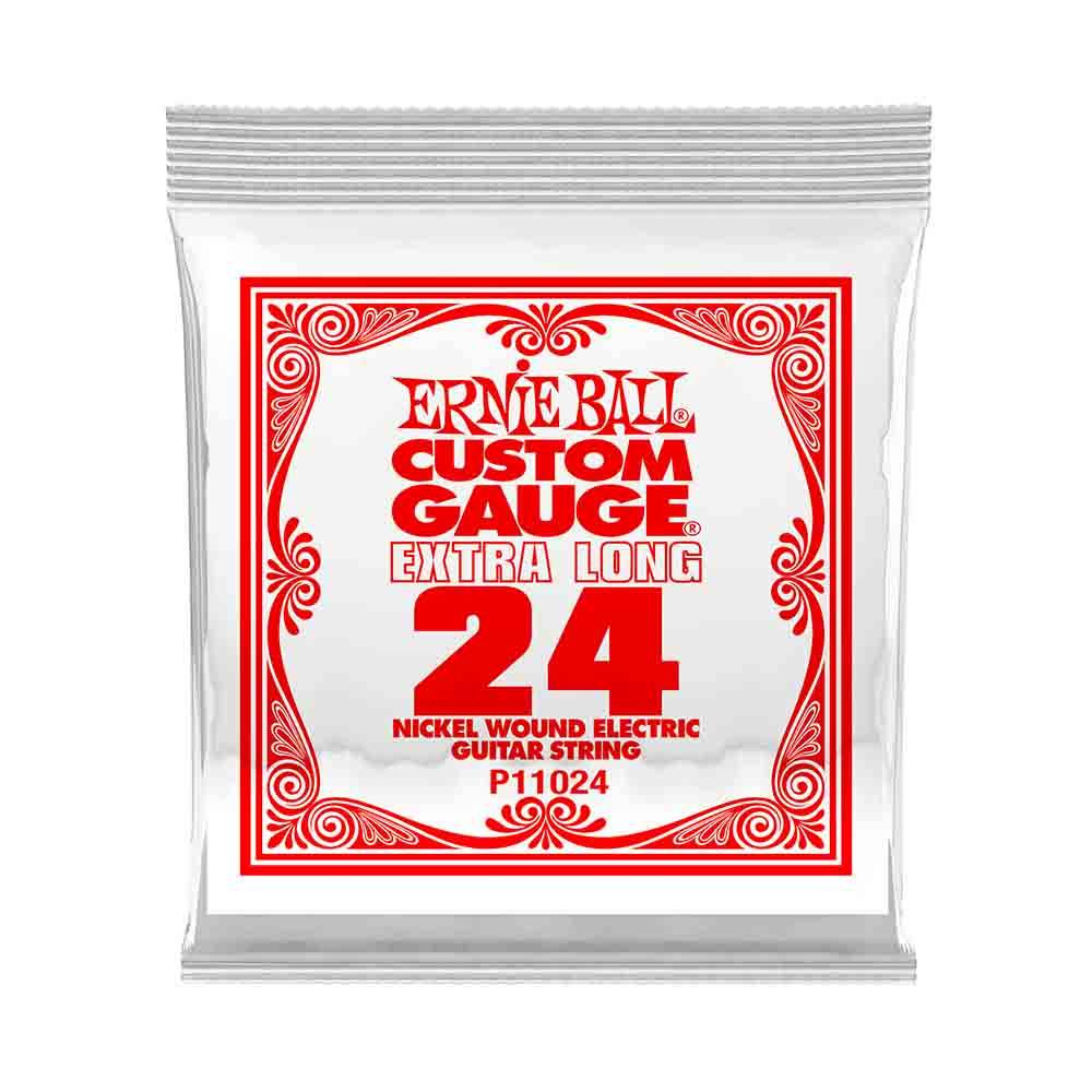 Ernie Ball Extra Long Nickel Wound 11024 鎳纏繞 電吉他零弦 (單入裝) 24