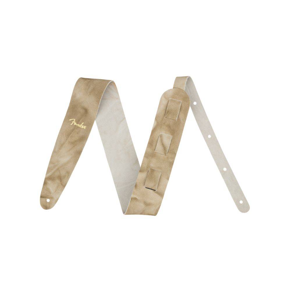 Fender Tie Dye Leather Straps Natural 背帶