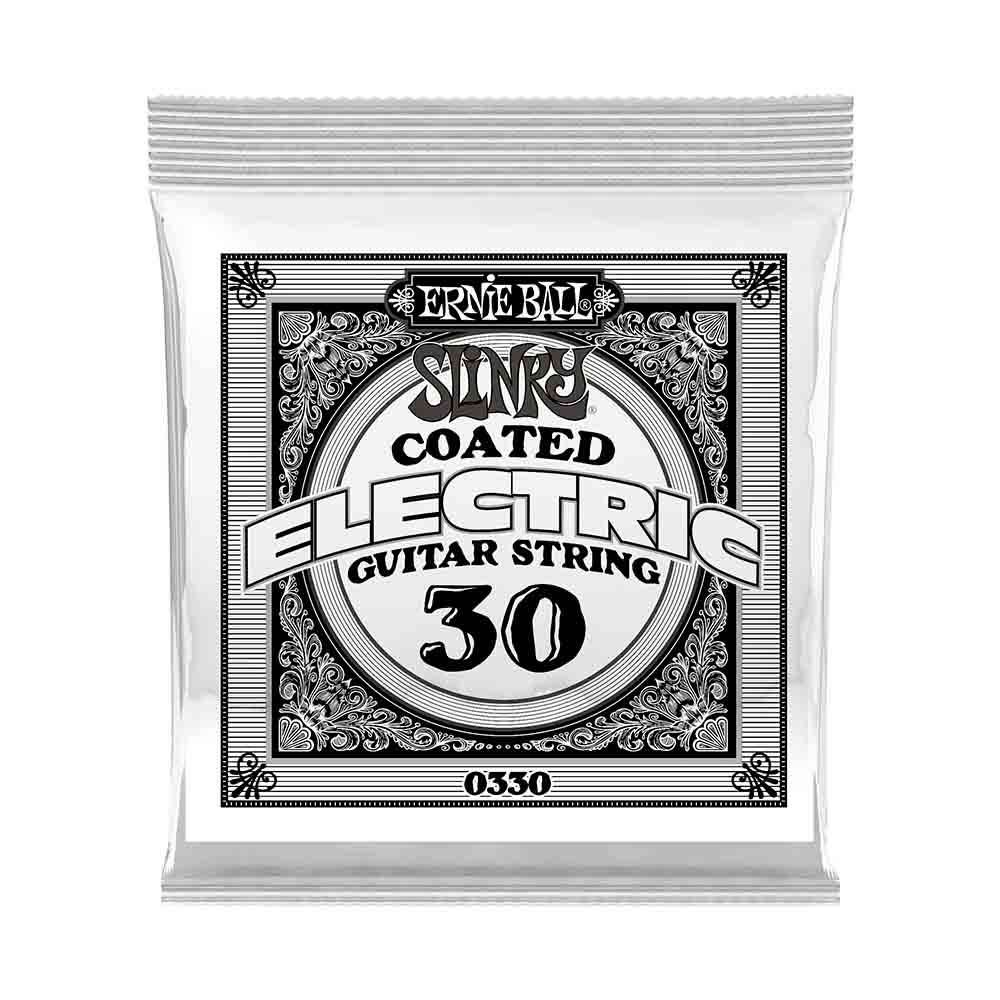 Ernie Ball Slinky Coated Nickel Wound 0330 超薄膜鍍鎳 電吉他零弦 (單入裝) 30