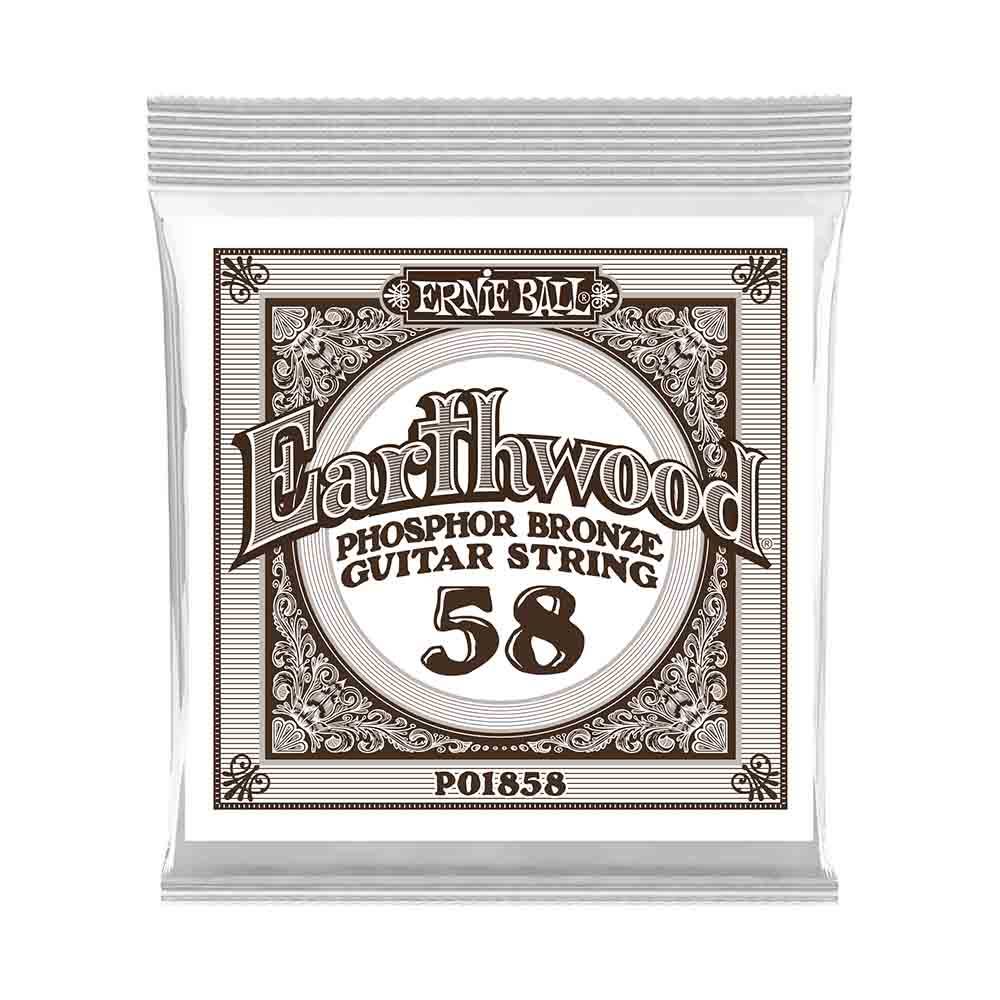 Ernie Ball Earthwood Phosphor Bronze 1858 經典純粹 民謠吉他零弦 (6條裝) 58
