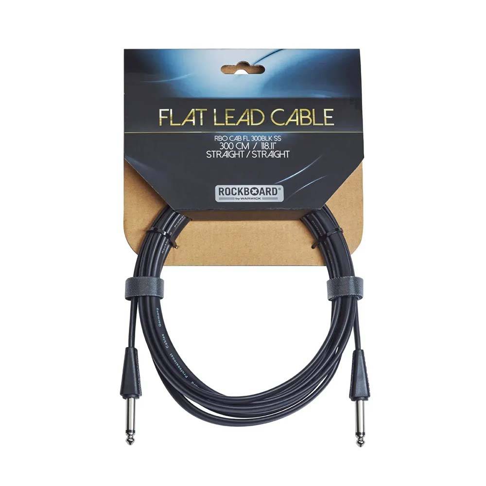 RockBoard Flat Instrument Cable Straight/Straight 300cm 樂器導線