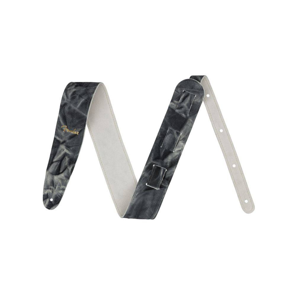 Fender Tie Dye Leather Straps Black 背帶