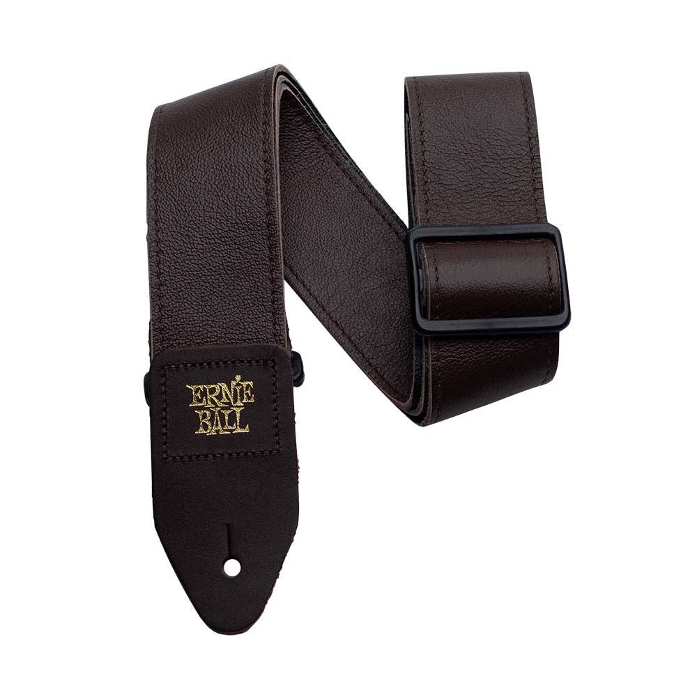 Ernie Ball Tri-Glide 2in Italian Leather Strap - Brown 4135 背帶