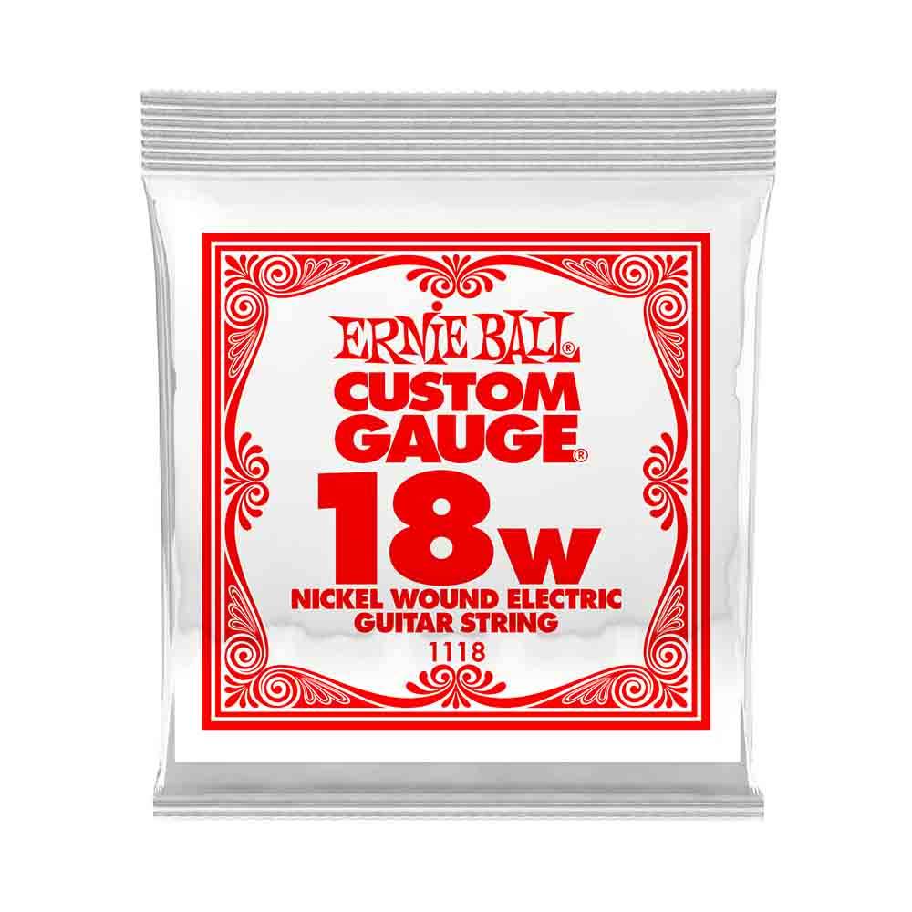 Ernie Ball Nickel Wound 1118 鎳纏繞 電吉他零弦 (單入裝) 18