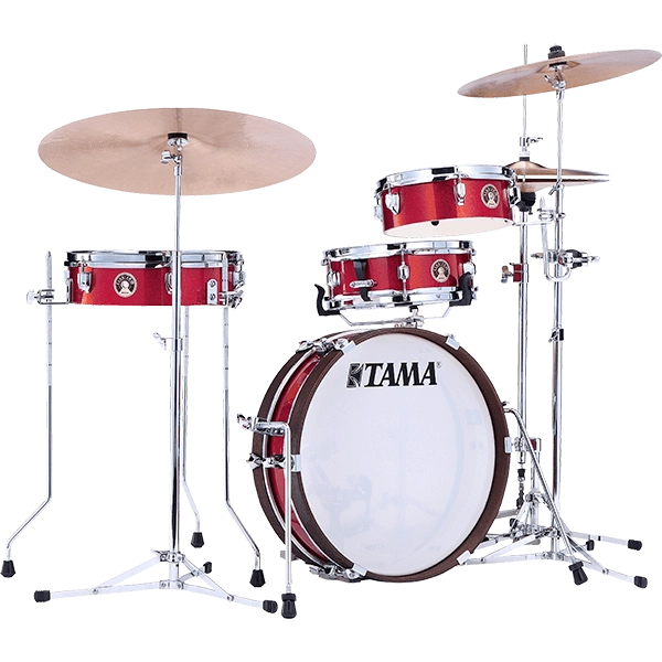 TAMA Club-JAM Pancake Burnt Red Mist 便攜式鼓組（4pcs）