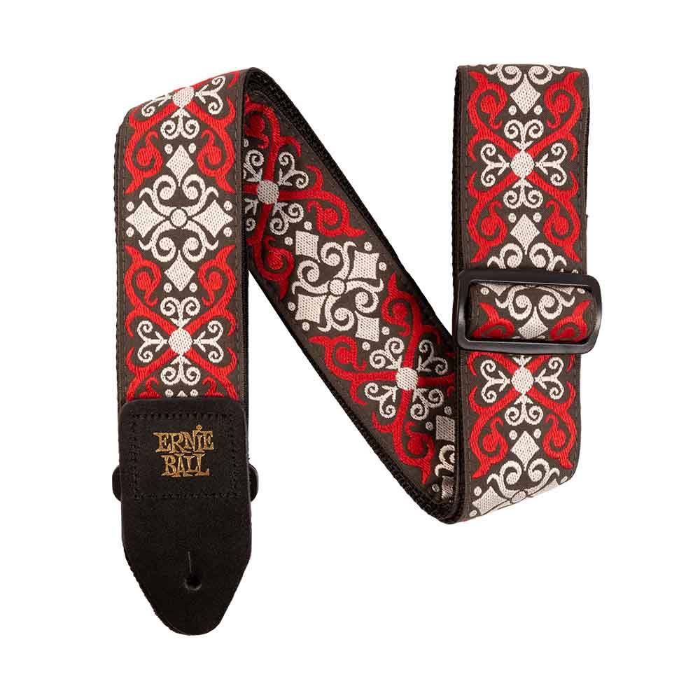 Ernie Ball Classic Jacquard Strap - Red Trellis 4695 背帶